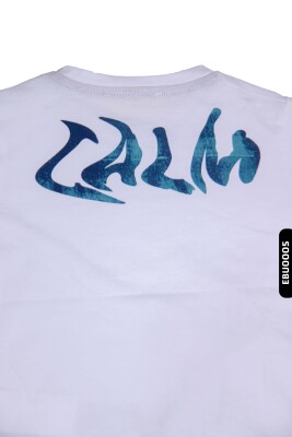 Baskılı Yakası Yandan Düğmeli Erkek Bebek Şortlu Pijama Takımı 6 Ay - 2 Yaş 1054 - 5