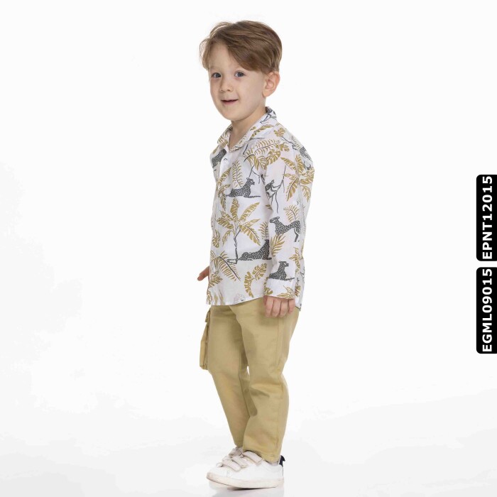 Erkek Pantolon 1-5 Yaş 2304 Epnt12015 Sarı - 3