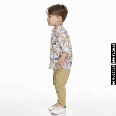 Erkek Pantolon 1-5 Yaş 2304 Epnt12015 Sarı - 4