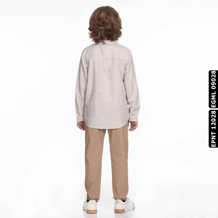 Erkek Navy Pantolon 8-14 Yaş 64718 Epnt12028 Camel - 3