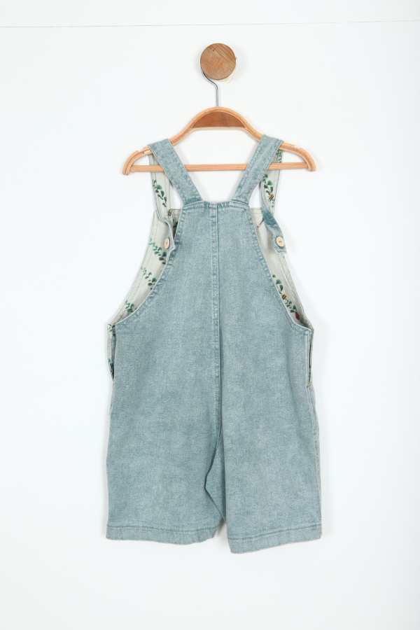 Erkek Çocuk Salopet 1-5 Yaş 8267 Mavi - 3