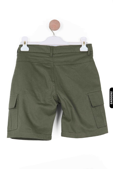 Erkek Çocuk Şort 6-12 yaş 8182 Haki - 2