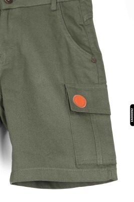 Erkek Çocuk Şort 6-12 yaş 8182 Haki - 3