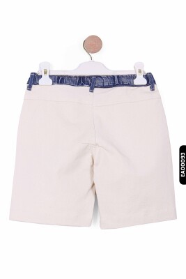 Erkek Çocuk şort 6-12 yaş 8186 Bej - 2