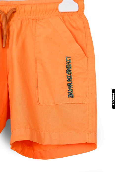 Erkek Çocuk Şort 1-5 yaş 8196 Turuncu - 3