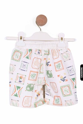 Erkek Çocuk Şort 1-5 yaş 8198 Krem - 2