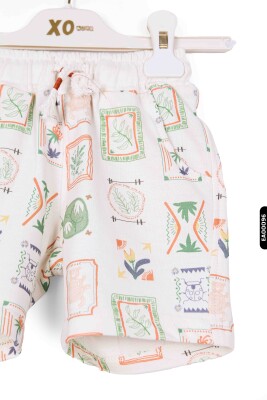 Erkek Çocuk Şort 1-5 yaş 8198 Krem - 3