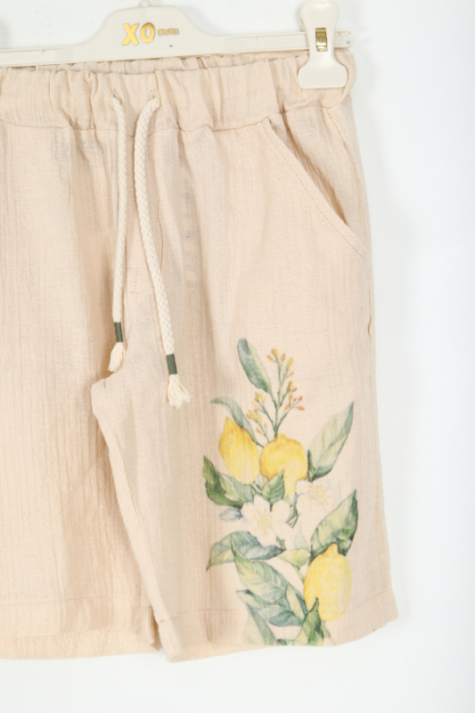 Erkek Çocuk Şort 6-12 Yaş 8259 Bej - 2