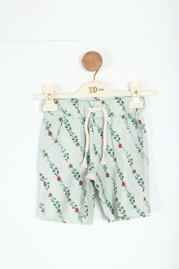 Erkek Çocuk Şort 1-5 Yaş 8269 Çiçekli - 1