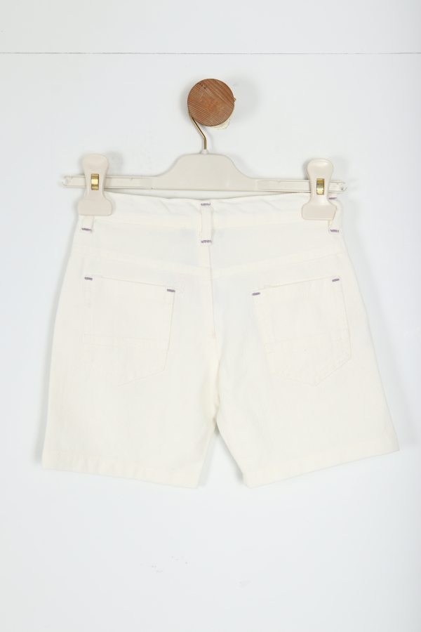 Erkek Çocuk Şort 1-5 Yaş 8275 Beyaz - 3