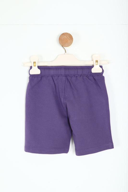Erkek Çocuk Şort 1-5 Yaş 8277 Mor - 3