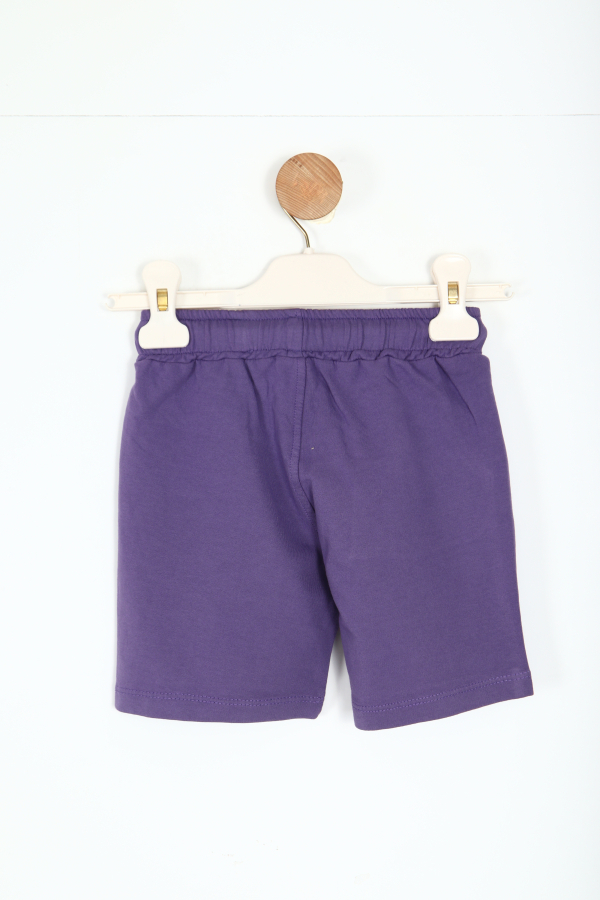 Erkek Çocuk Şort 1-5 Yaş 8277 Mor - 3