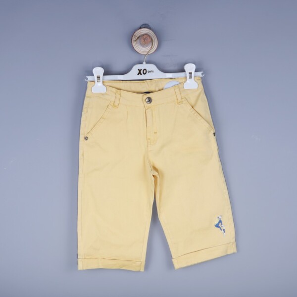 P-004130 (hype 8085) Erkek Şort 6-14 Yaş Sarı 