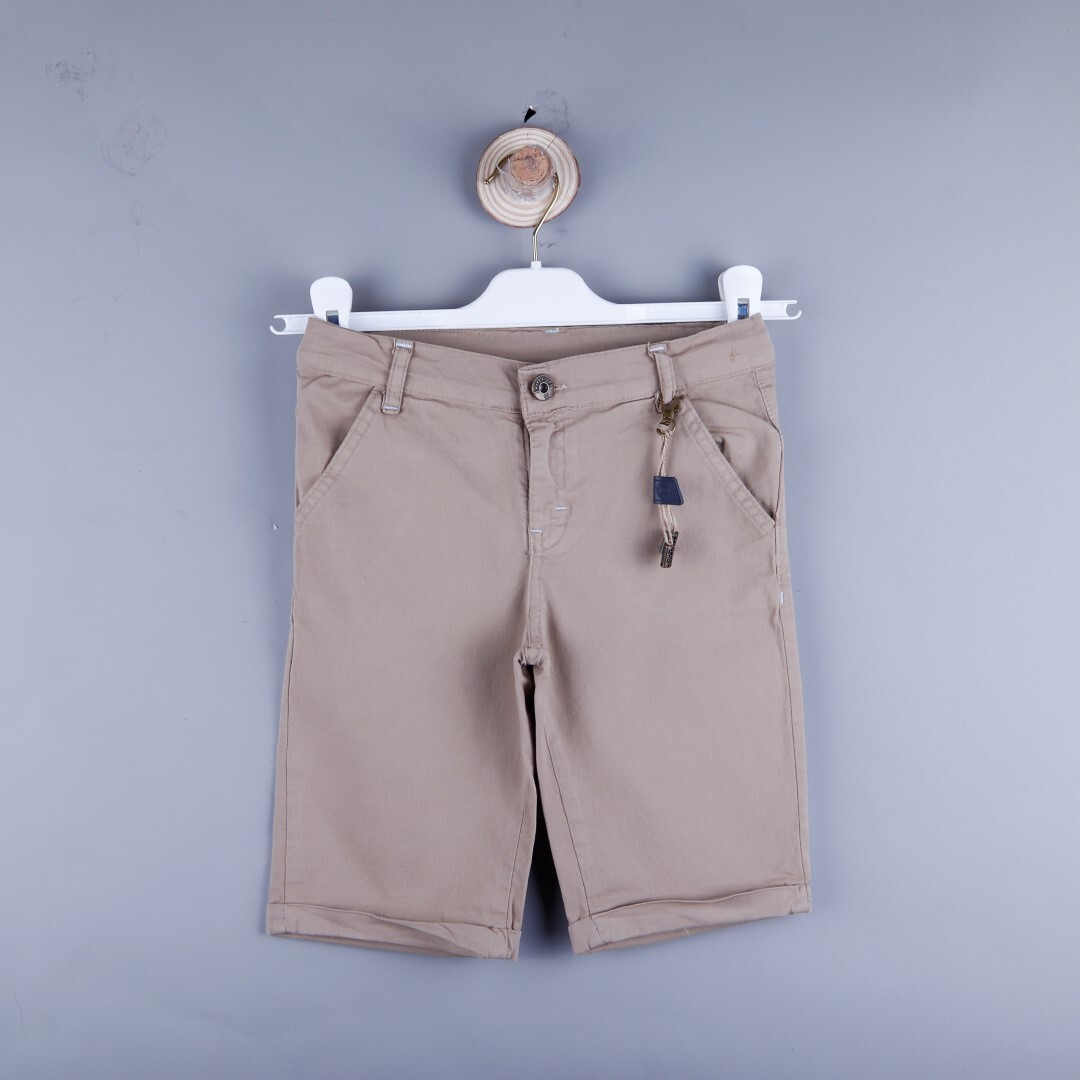P-004254 (hype 8111) Erkek Şort 6-14 Yaş Bej - 1