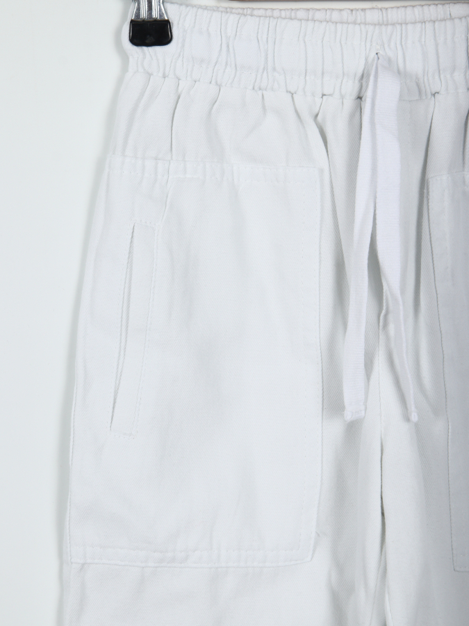 Erkek Çocuk Şort 4-8 Yaş 68518 Beyaz - 2