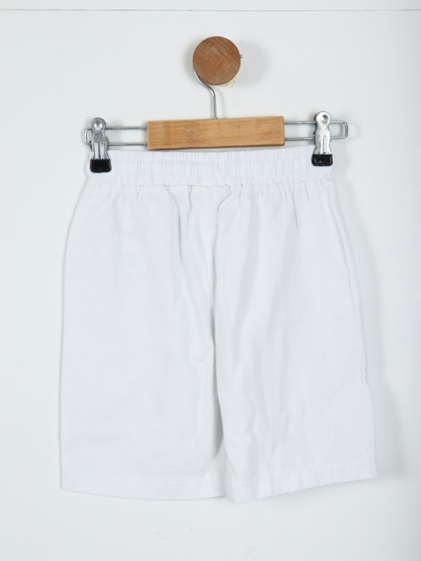 Erkek Çocuk Şort 4-8 Yaş 68518 Beyaz - 3