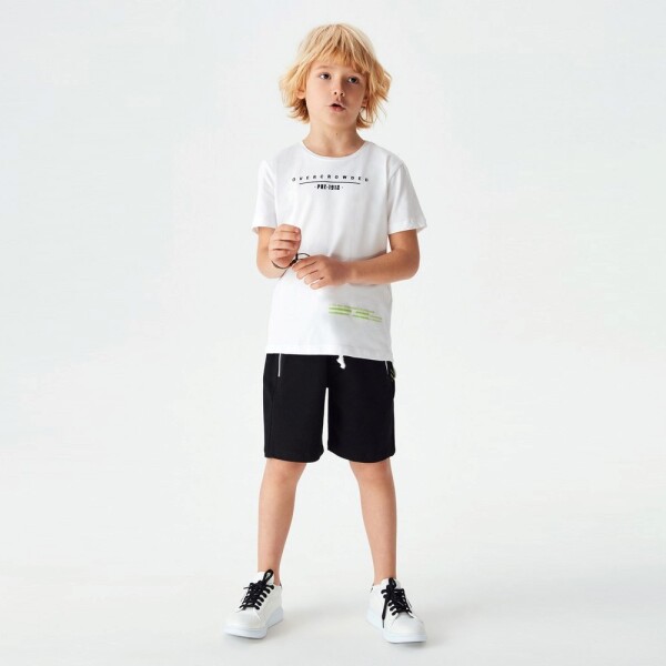 P-003937 (nk 62701) Erkek Fırst Şort 8-14 Yaş Antrasit - Yeşil - NK KİDS