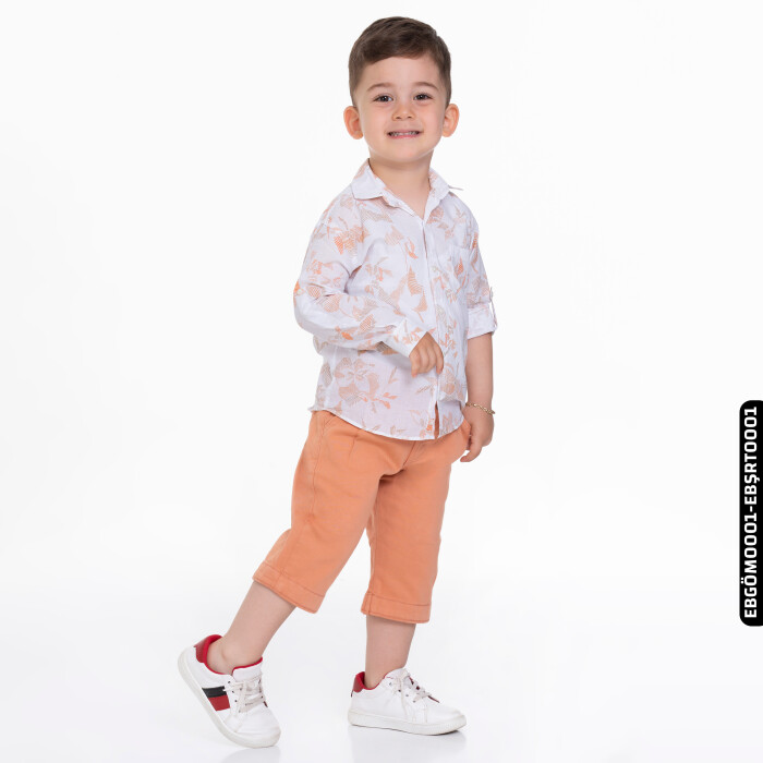 Erkek Bebek Şort 1-3 Yaş 2212 Ebşrt0001 Somon - 2