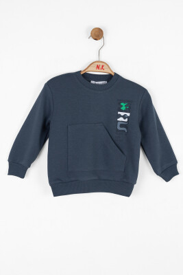 Erkek Çocuk Sweatshirt 9aY-4 Yaş 47609 - 1