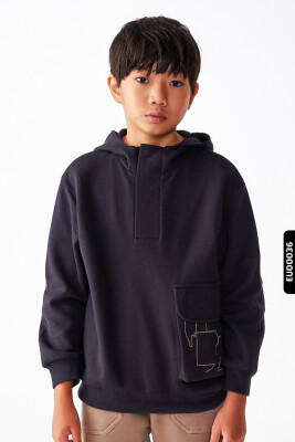 Erkek Çocuk Shapes Sweatshirt 8-14 Yaş 45324 