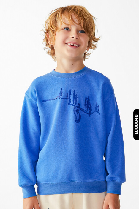 Erkek Çocuk Sweatshirt 4-8 Yaş 45502 - 1