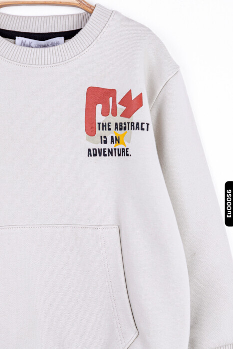Erkek Bebek Adventure Sweatshirt 9-24 Ay 45625 - 3