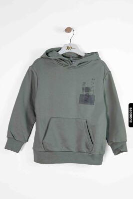 Erkek Çocuk Kapşonlu Sweatshirt 3-8 Yaş 10830 - 2