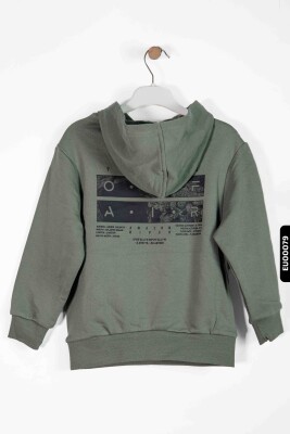 Erkek Çocuk Kapşonlu Sweatshirt 3-8 Yaş 10830 - 3