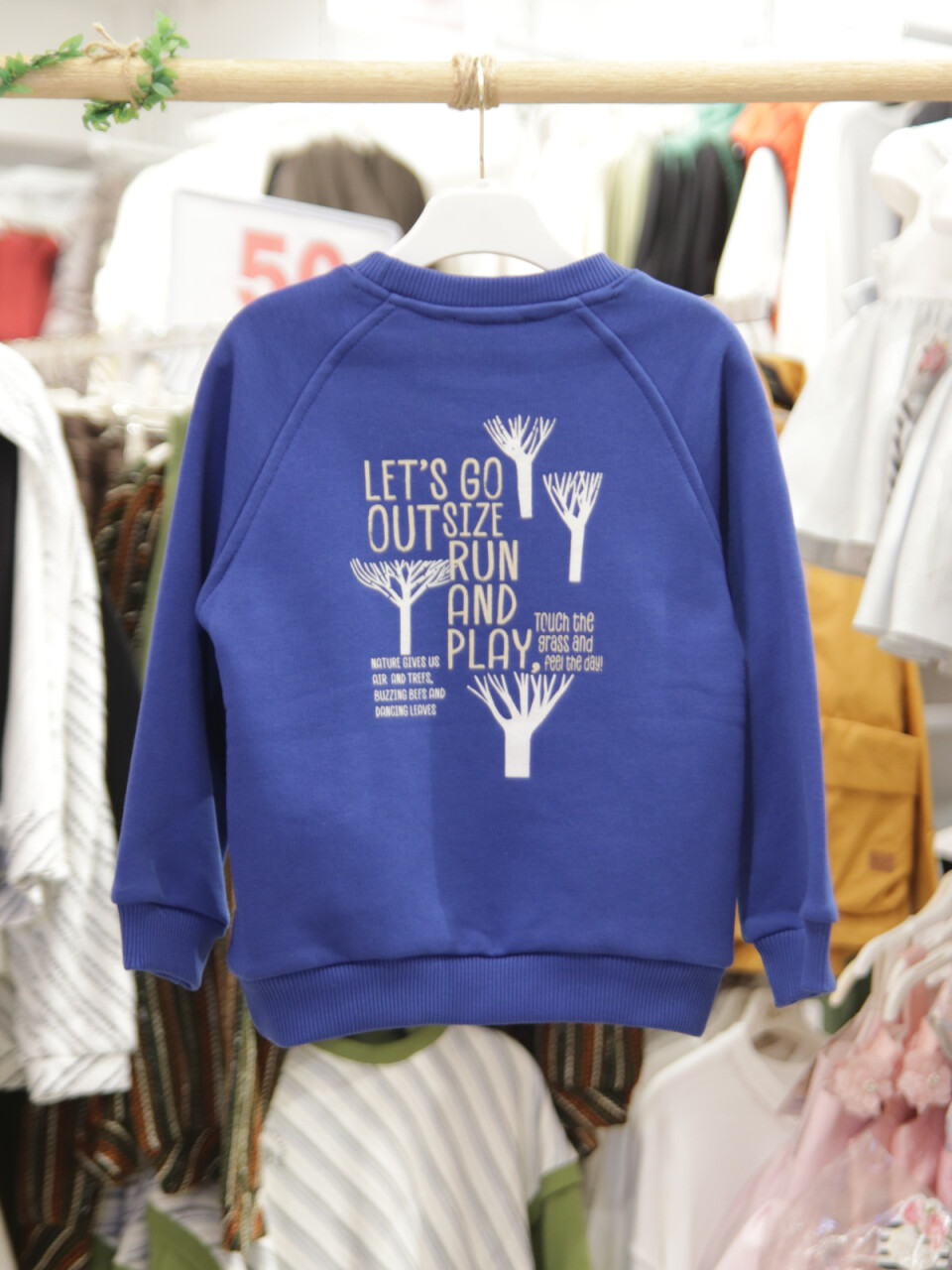 Erkek Çocuk Swaetşirt 1-4 Yaş 49610 Mavi - 5