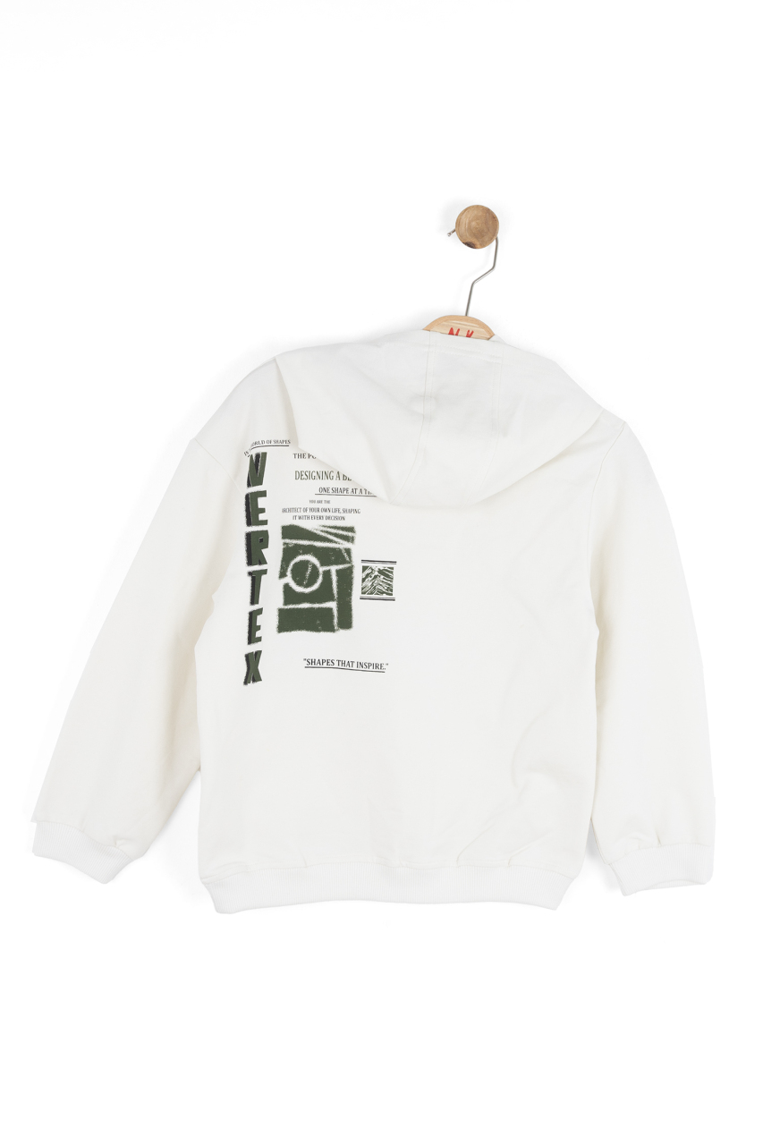 Erkek Çocuk Swaetşirt 4-8 Yaş 49501 Ekru - 6