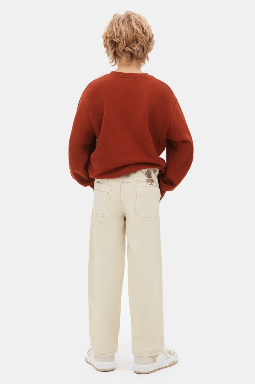 Erkek Çocuk Swaetşirt 8-14 Yaş 49301 Bordo - 8