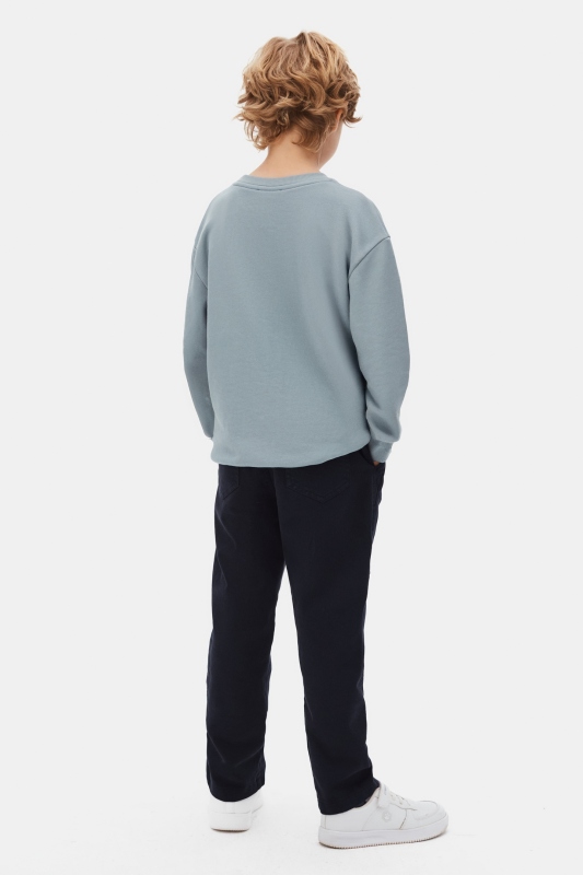 Erkek Çocuk Swaetşirt 8-14 Yaş 49302 Mavi - 8