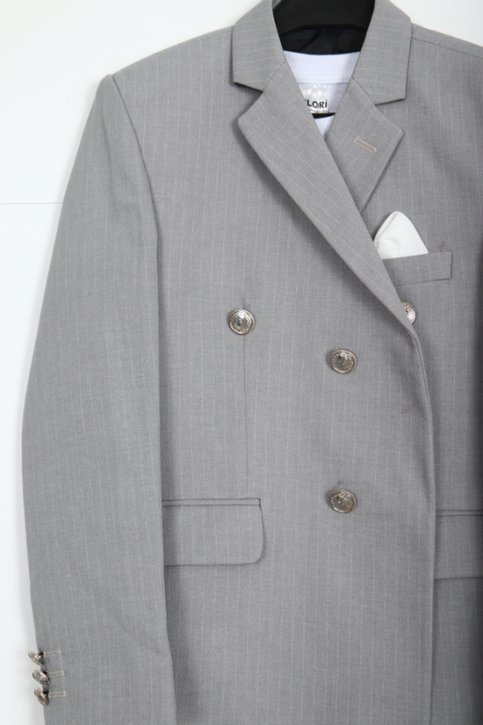 Erkek Çocuk Takım Elbise 5-8 Yaş 23930-2 Gri - 2