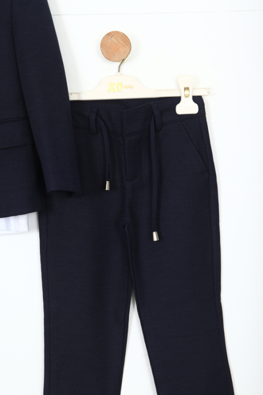 Erkek Çocuk Takım Elbise 5-8 Yaş 25903 Lacivert - 3