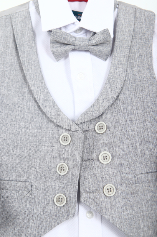 Erkek Çocuk Takım Elbise 1-10 Yaş 2435 Açık Gri - 6