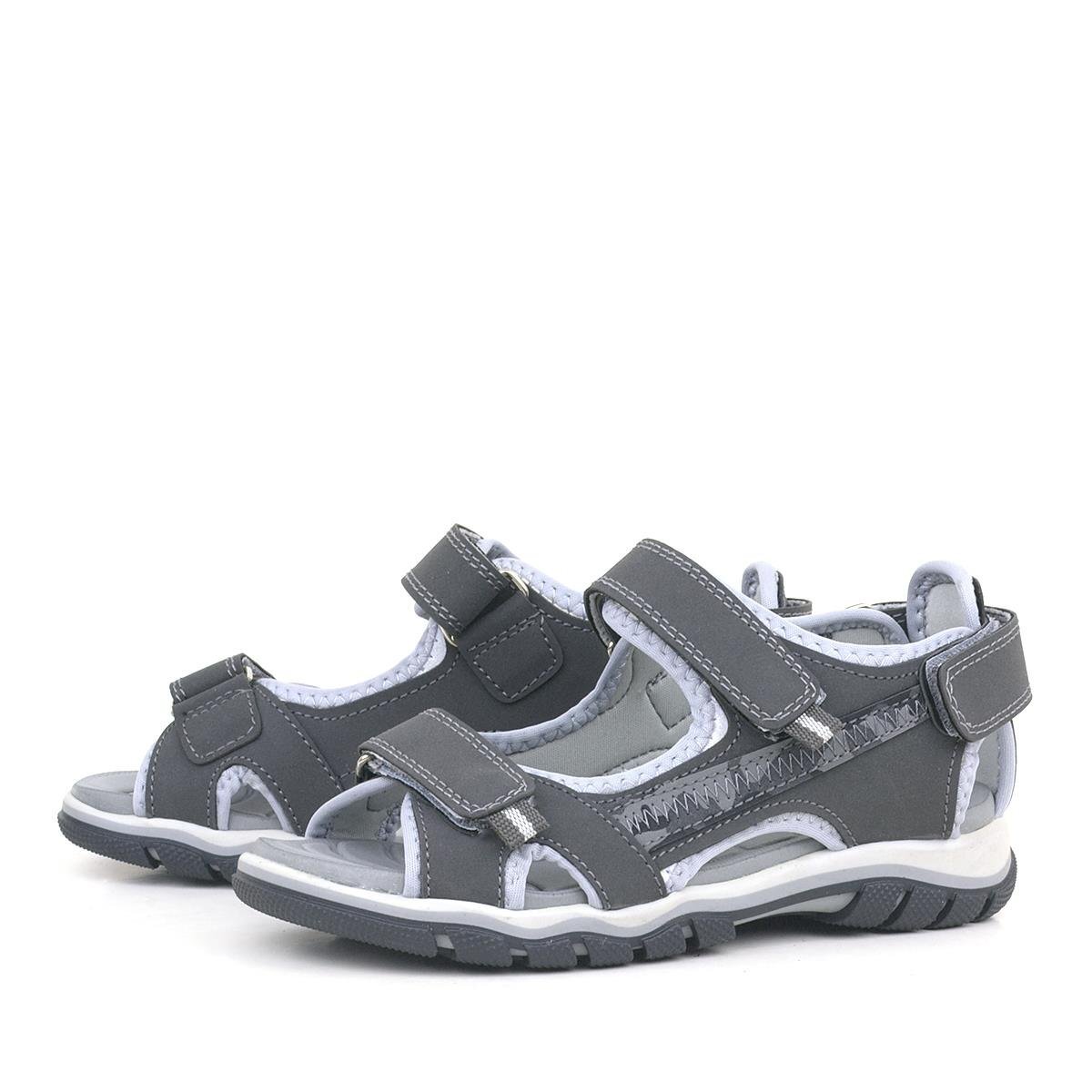 Rakerplus Gri Outdoor Erkek Çocuk Sandalet Ayakkabı - 4