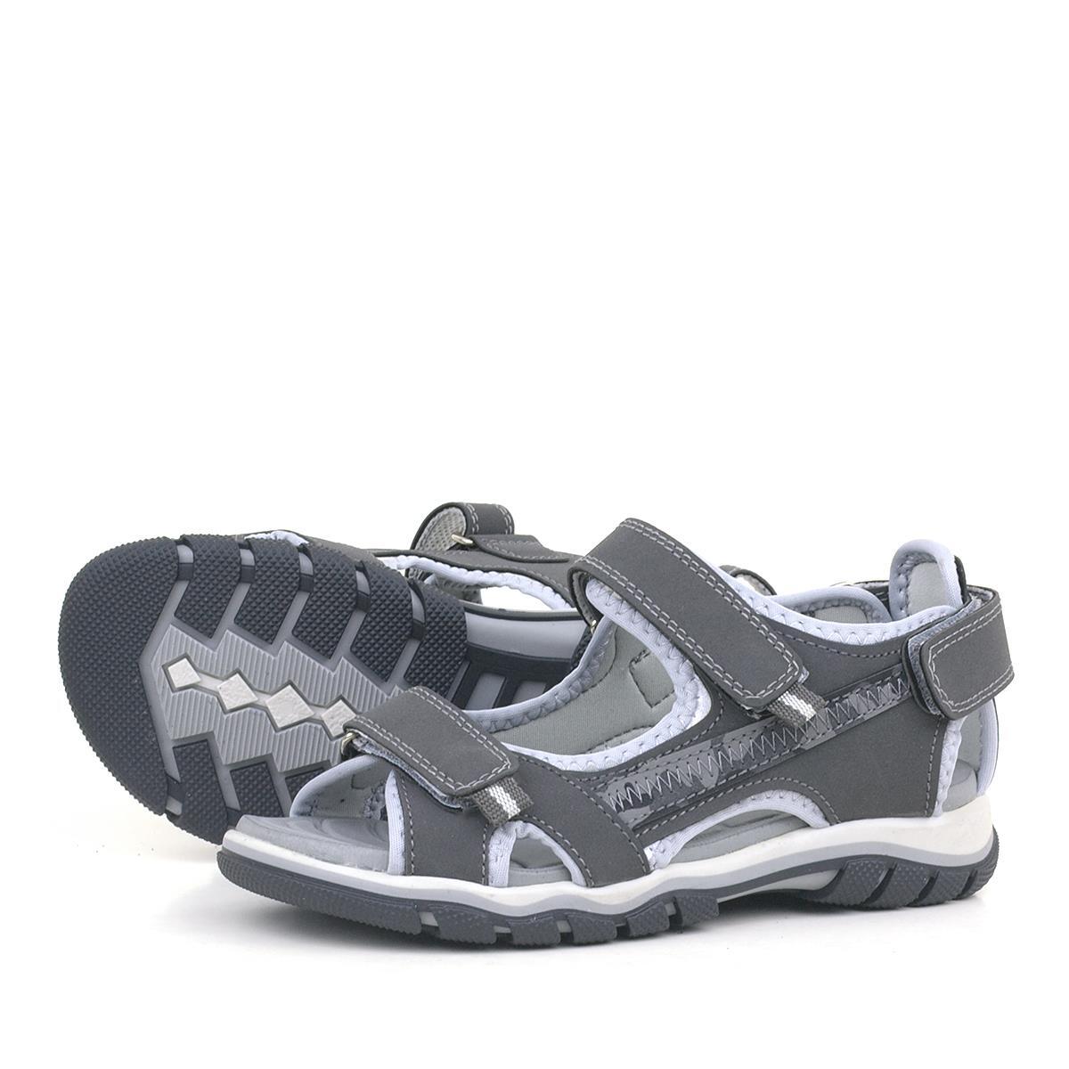Rakerplus Gri Outdoor Erkek Çocuk Sandalet Ayakkabı - 5