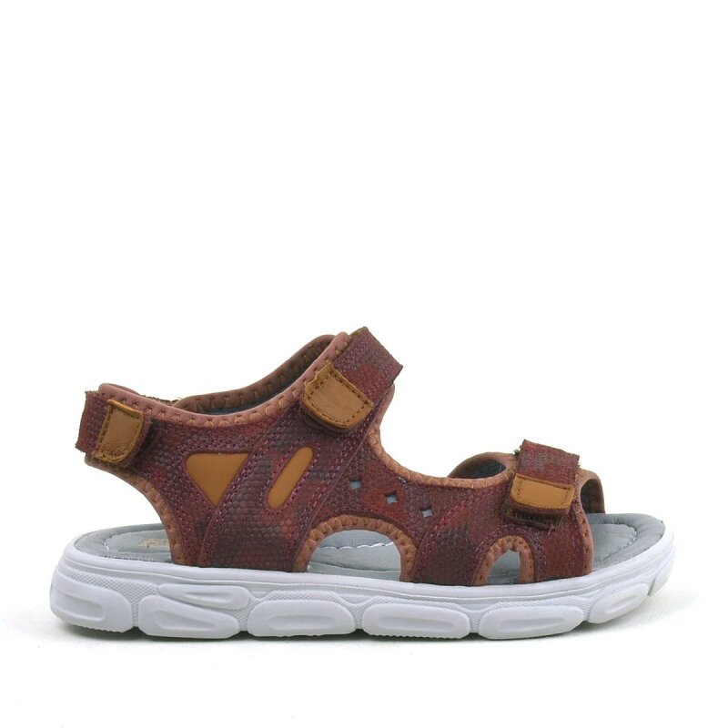 Rakerplus Flint Hakiki Deri Bordo Çocuk Sandalet - 2