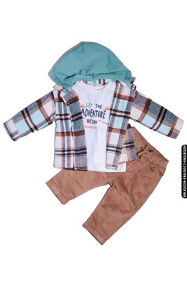 Erkek Bebek Baskılı Tishirt 6-24 Ay 20060 - 4