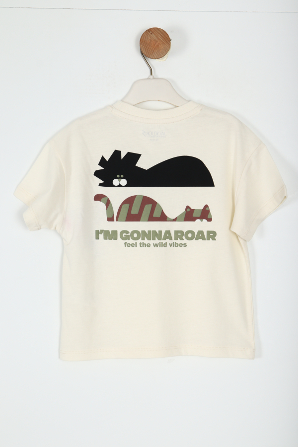 Erkek Çocuk Tişört 1-4 Yaş 1780 Ekru - 3