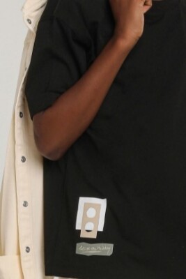 Erkek Çocuk Tişört 4-8 Yaş 1804 Siyah - 3