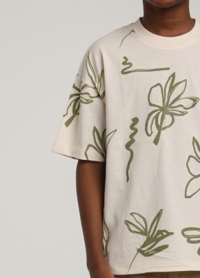 Erkek Çocuk Tişort 4-8 Yaş 1805 Taş Rengi - 2