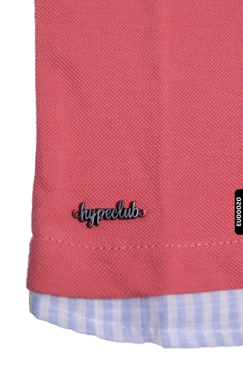 %100 Pamuklu Gözlük Baskılı Erkek Çocuk Düğmeli Polo Tişört 1-5 Yaş 8148 Kırmızı - 4