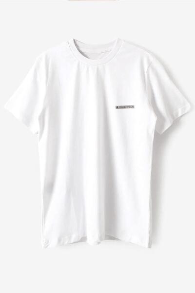 Rakerplus Beyaz %100 Pamuk Unisex Kısa Kollu Çocuk Tişört - 2