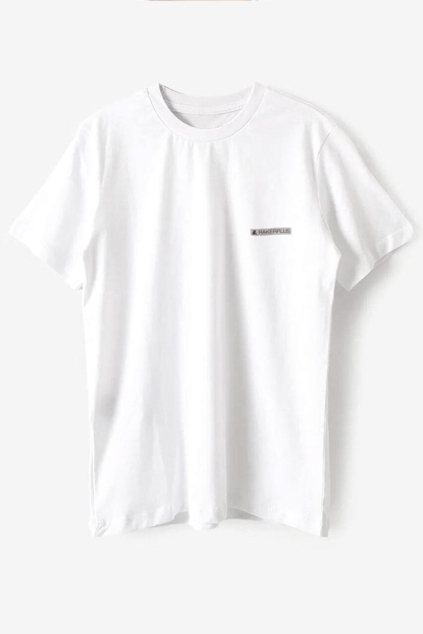 Rakerplus Beyaz %100 Pamuk Unisex Kısa Kollu Çocuk Tişört - 2