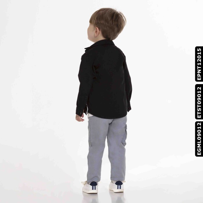 Erkek Tişört 1-4 Yaş 1614 Etst09012 Ekru - 4