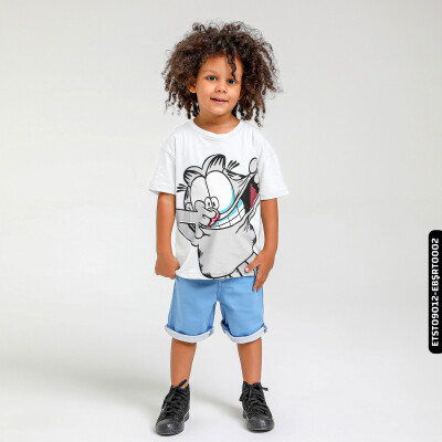 Erkek Tişört 1-4 Yaş 1614 Etst09012 Ekru - 5