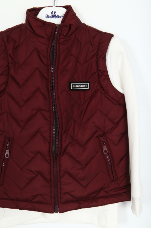 Erkek Çocuk Yelek Ve Sweatshirt 6-16 Yaş 2146 Bordo - 2