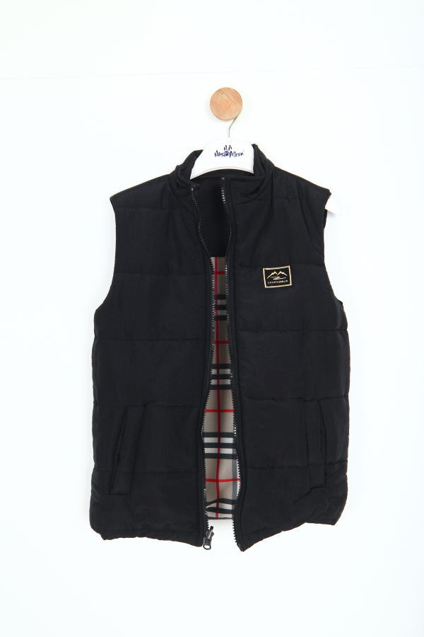 Erkek Çocuk Yelek Ve Sweatshirt 6-16 Yaş 2148 Siyah - 5