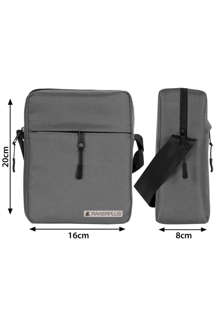 Rakerplus Gri 20x16x8 cm Unisex Omuz Çantası - 8